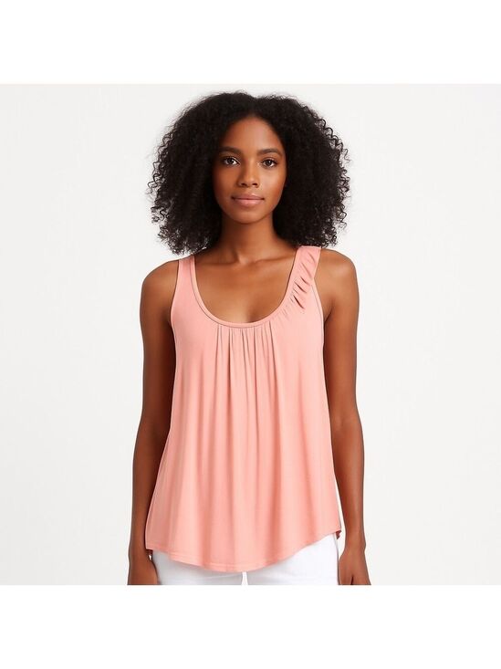 A/X Armani Exchange Tops - A/X ARMANI EXCHANGE Precious Peach Flowing Tank Top Size XS